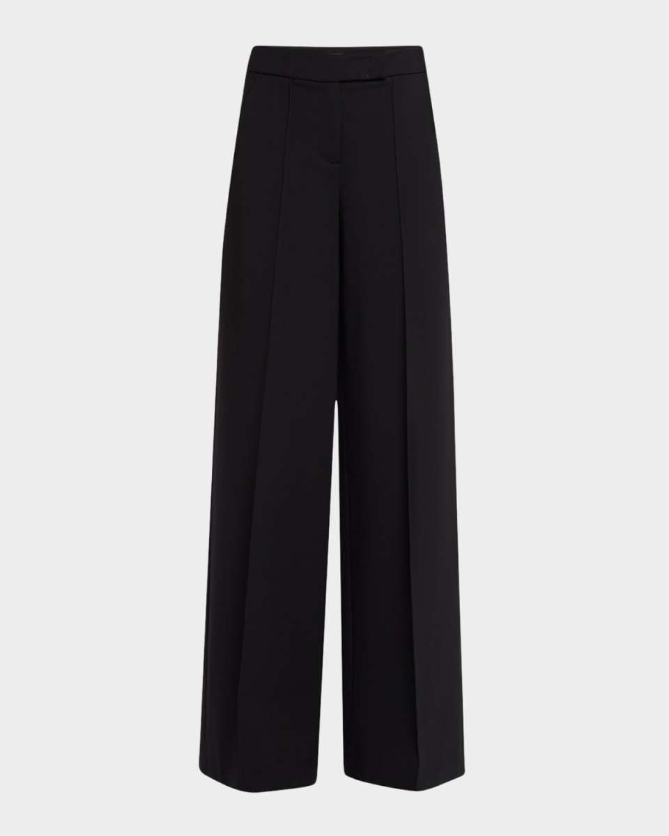 Emotional Essence Pintuck Wide-Leg Pants